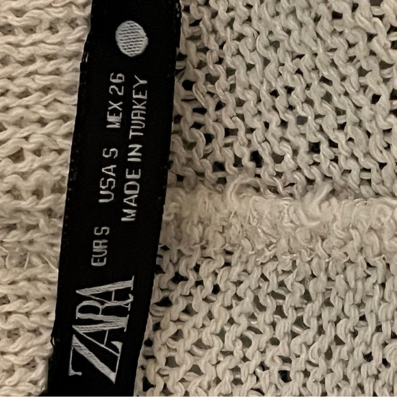 Zara Pull-on  Crochet Open Knit Wide-Leg Flare Boho pants - Picture 6 of 6